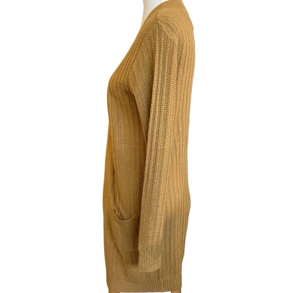 Mustard Yellow Duster Cardigan - Picture 4 of 12